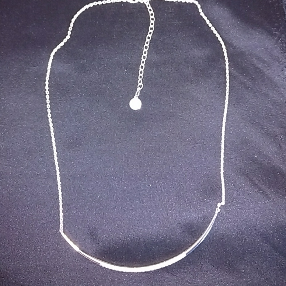 STELLA & DOT CRYSTAL BAR BECKLACE